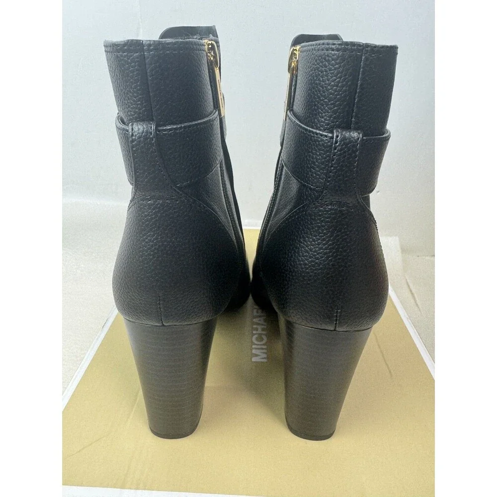 MICHAEL Michael Kors Women's Jilly Dress Ankle Block Heel Dress Booties Size: 9M - Picture 5 of 8